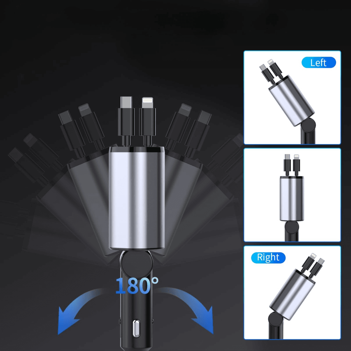 Retractable Car Charger – Bild 5